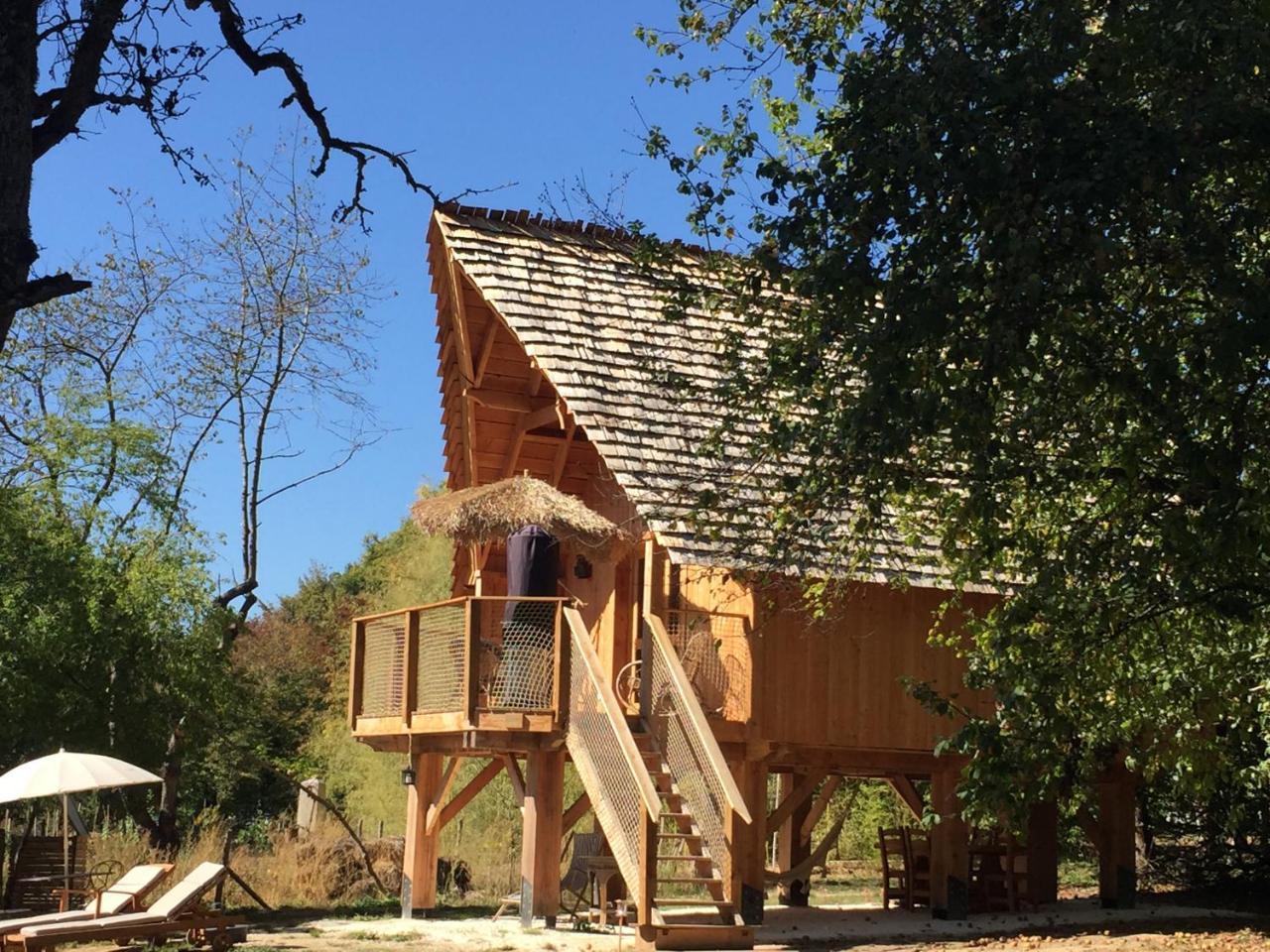 Ecolodge Beauregard Treigny Exterior foto