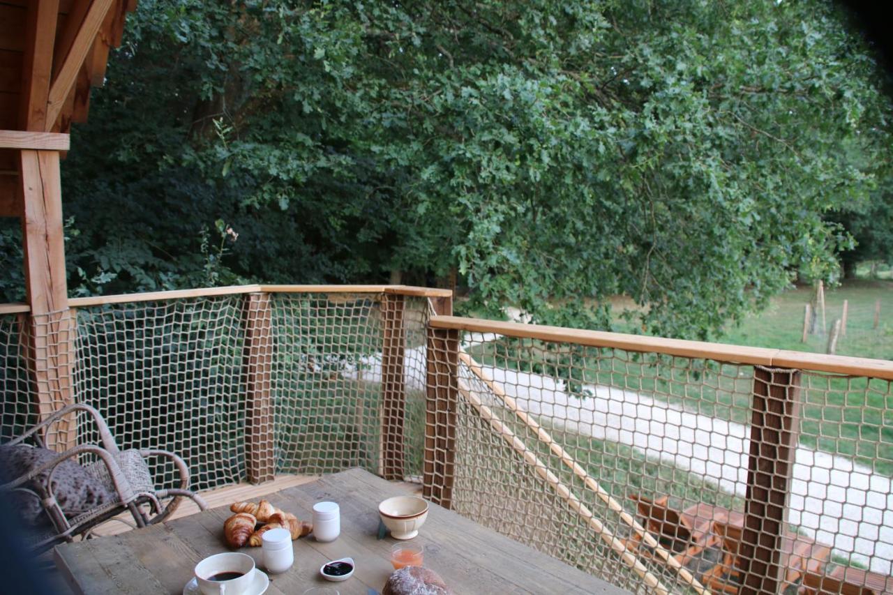 Ecolodge Beauregard Treigny Exterior foto
